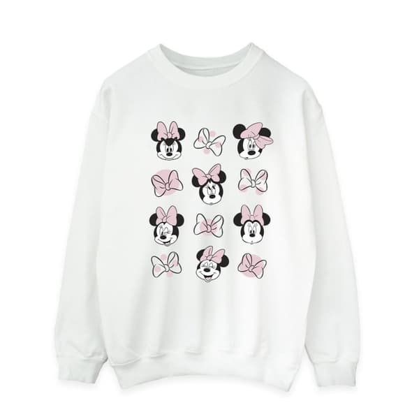 Disney Mens Minnie Mouse Multiple Sweatshirt