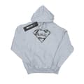 Miniatyrbilde 1 av 5: DC Comics Womens/Ladies Superman Marble Logo Hoodie
