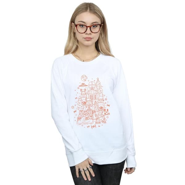 Star Wars Womens/Ladies Empire Christmas Sweatshirt