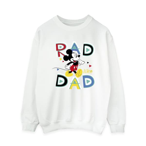 Disney Womens/Ladies Mickey Mouse Rad Dad Sweatshirt