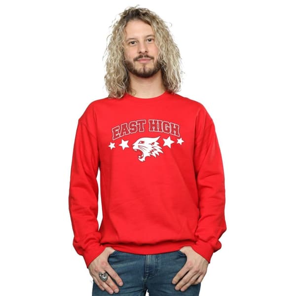 Disney Mens High School Musical The Musical Wildcat Stars Sweatshirt