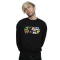 Miniatyrbild 2 av 3: Star Wars Sweatshirt med karaktärslogotyp för herrar
