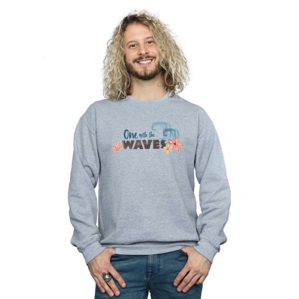 Disney Mens Moana One With The Waves Sweatshirt