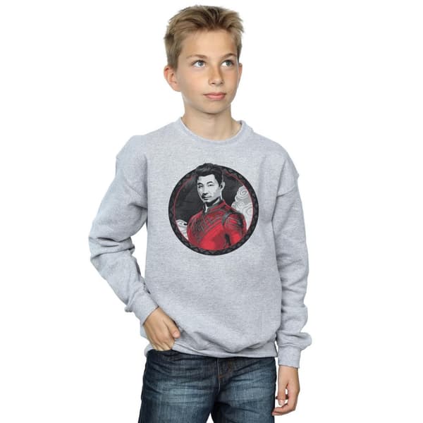 Marvel Pojkar Shang-Chi And The Legend Of The Ten Rings Röd Ring Sweatshirt