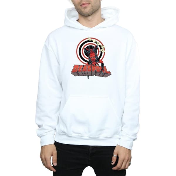 Marvel Mens Deadpool Upside Down Hoodie