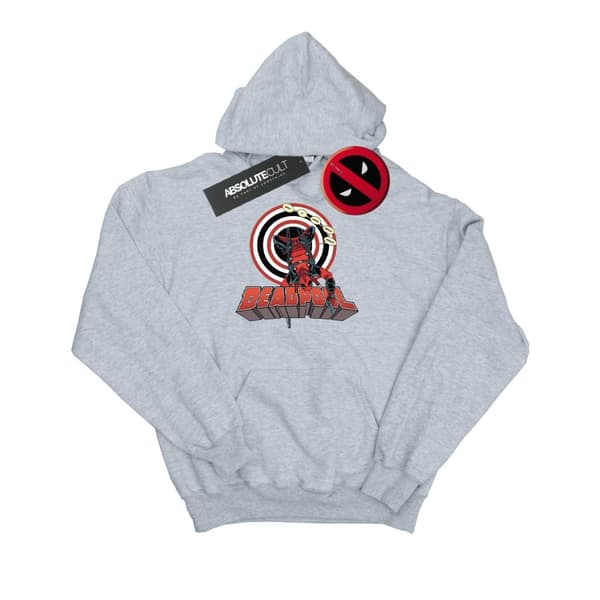 Marvel Mens Deadpool Upside Down Hoodie