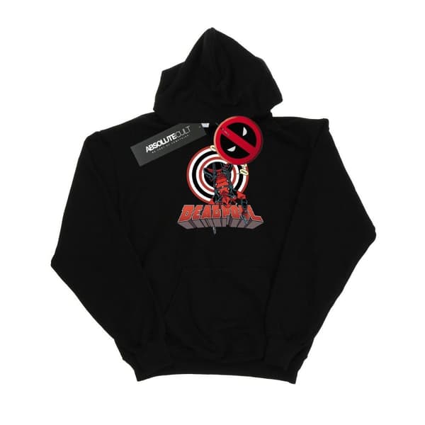 Marvel Mens Deadpool Upside Down Hoodie