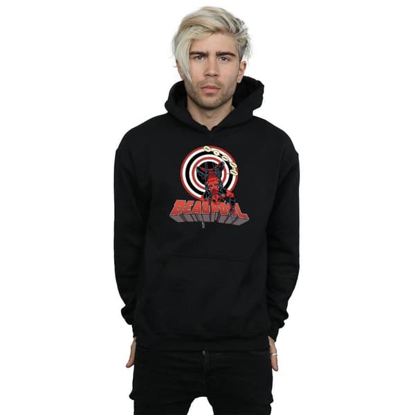 Marvel Mens Deadpool Upside Down Hoodie