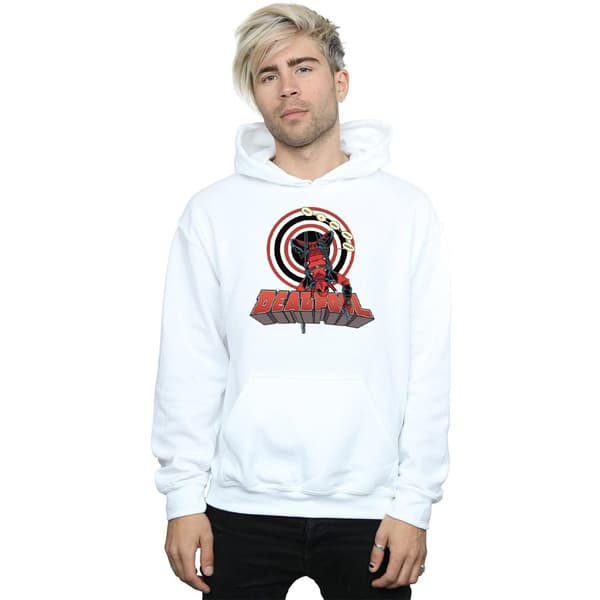 Marvel Mens Deadpool Upside Down Hoodie