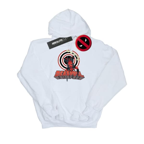 Marvel Mens Deadpool Upside Down Hoodie