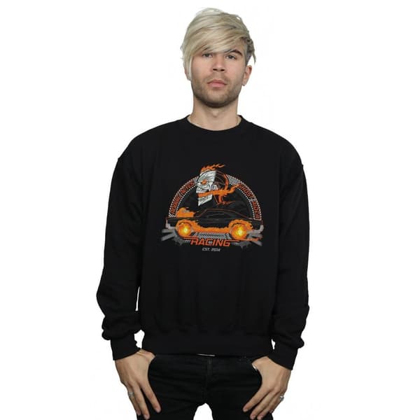 Marvel Mens Ghost Rider Robbie Reyes Racing Sweatshirt