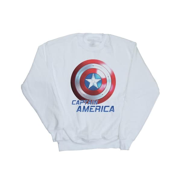 Marvel Mens The Falcon And The Winter Soldier Captain America Shield Sweatshirt