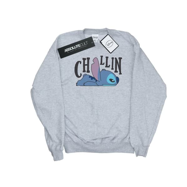 Disney Womens/Ladies Lilo And Stitch Chillin Sweatshirt