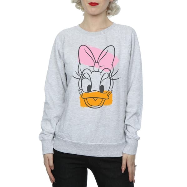 Disney Dam/Tjej Daisy Duck Head Sweatshirt