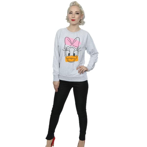 Disney Dam/Tjej Daisy Duck Head Sweatshirt
