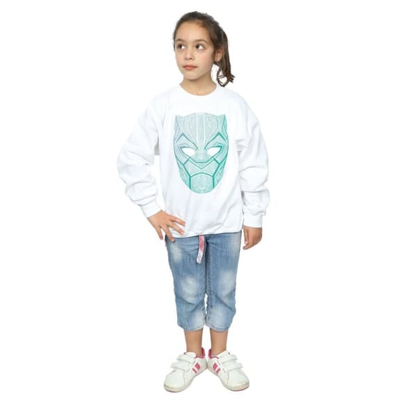 Marvel Girls Black Panther Tribal Mask Sweatshirt