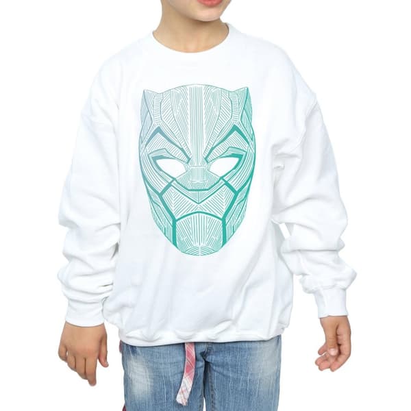 Marvel Girls Black Panther Tribal Mask Sweatshirt