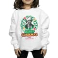 Miniatyrbilde 3 av 5: National Lampoon´s Christmas Vacation Girls Greyscale Clarkmas Sweatshirt