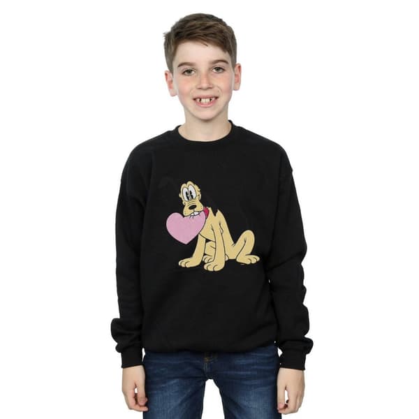 Disney Boys Pluto Love Heart Sweatshirt