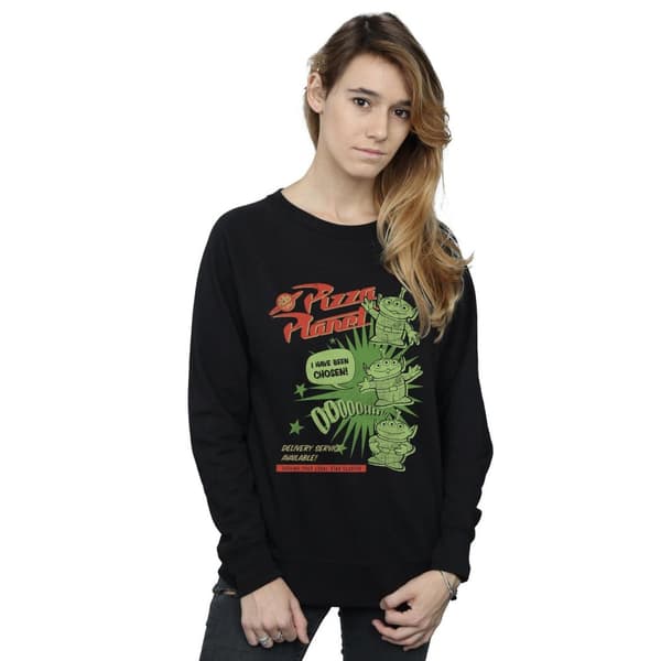 Disney Dam/Tjej Toy Story 4 Pizza Planet Little Green Men Sweatshirt