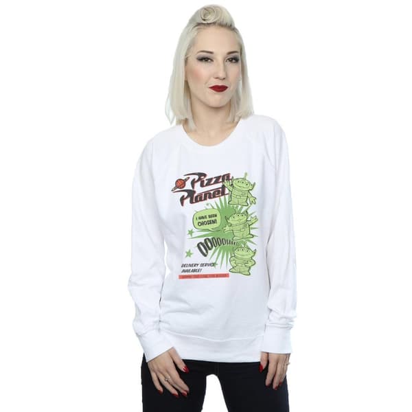 Disney Dam/Tjej Toy Story 4 Pizza Planet Little Green Men Sweatshirt
