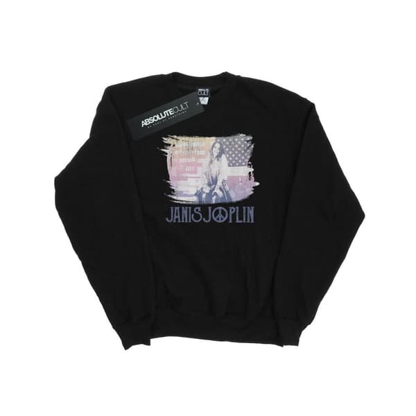 Janis Joplin Girls Stove Flag Sweatshirt