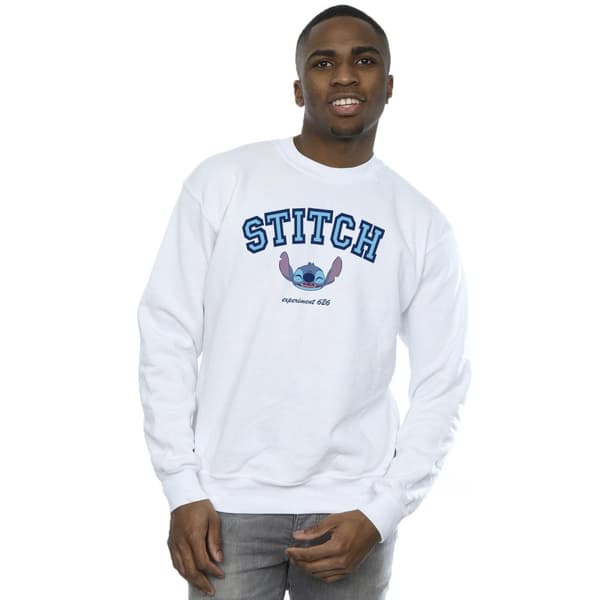 Disney Mens Lilo And Stitch Collegial Sweatshirt