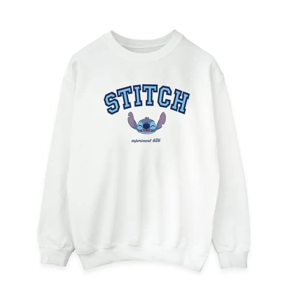 Disney Mens Lilo And Stitch Collegial Sweatshirt