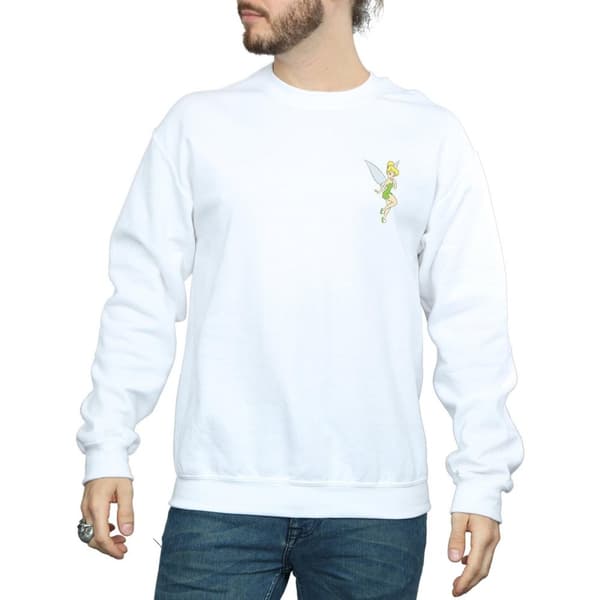 Disney Mens Tinkerbell Chest Sweatshirt