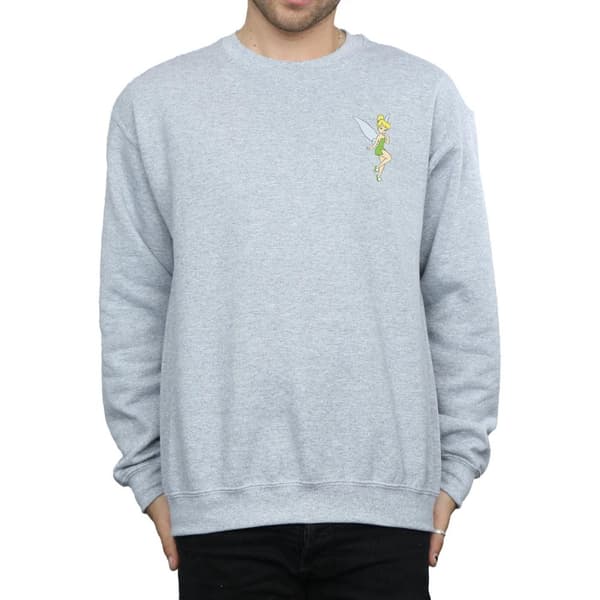 Disney Mens Tinkerbell Chest Sweatshirt