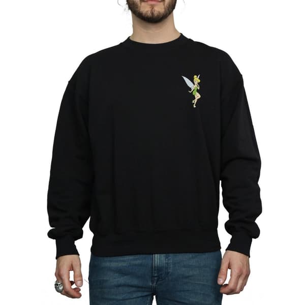 Disney Mens Tinkerbell Chest Sweatshirt
