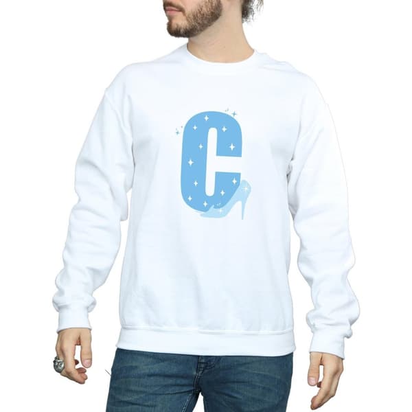 Disney Mens Alphabet C Is For Cinderella Sweatshirt