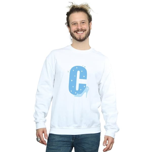 Disney Mens Alphabet C Is For Cinderella Sweatshirt