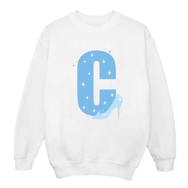 Disney Mens Alphabet C Is For Cinderella Sweatshirt
