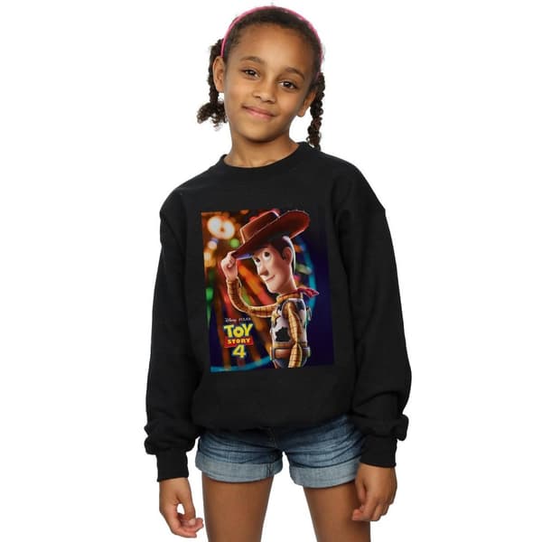 Disney Sweatshirt med Woody-affisch för flickor Toy Story 4