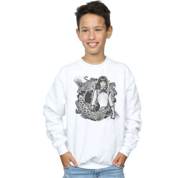 Marvel Pojkar Shang-Chi och legenden om de tio ringarna Xialing Dragon Sweatshirt