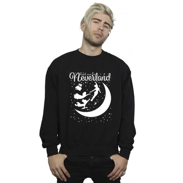 Disney Mens Peter Pan Take Me To Neverland Sweatshirt