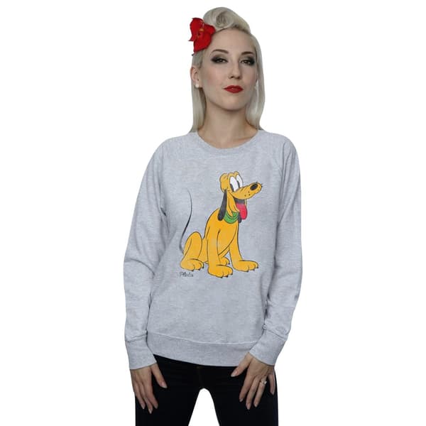 Disney Klassisk Pluto-sweatshirt för damer/kvinnor
