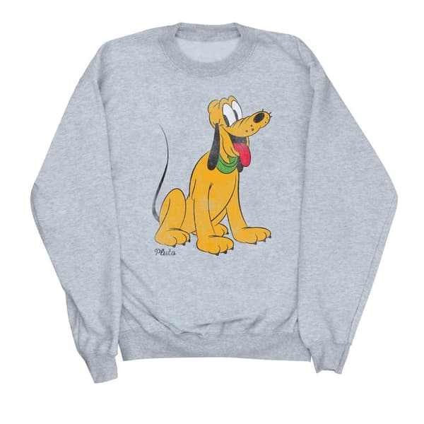 Disney Klassisk Pluto-sweatshirt för damer/kvinnor
