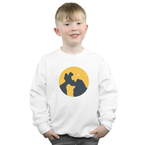Disney Boys Lady And The Tramp Moonlight Kiss - Sweatshirt