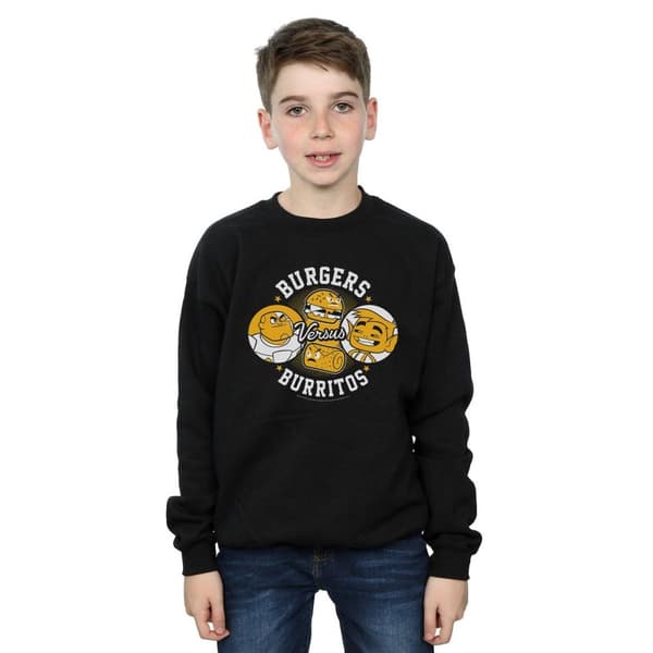 DC Comics Boys Teen Titans Go Burgers Vs Burritos Sweatshirt