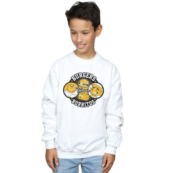 DC Comics Boys Teen Titans Go Burgers Vs Burritos Sweatshirt