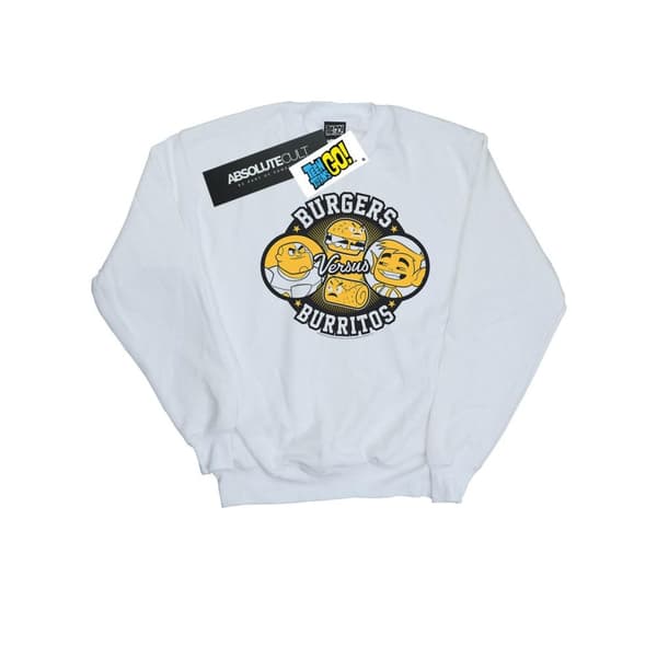 DC Comics Boys Teen Titans Go Burgers Vs Burritos Sweatshirt