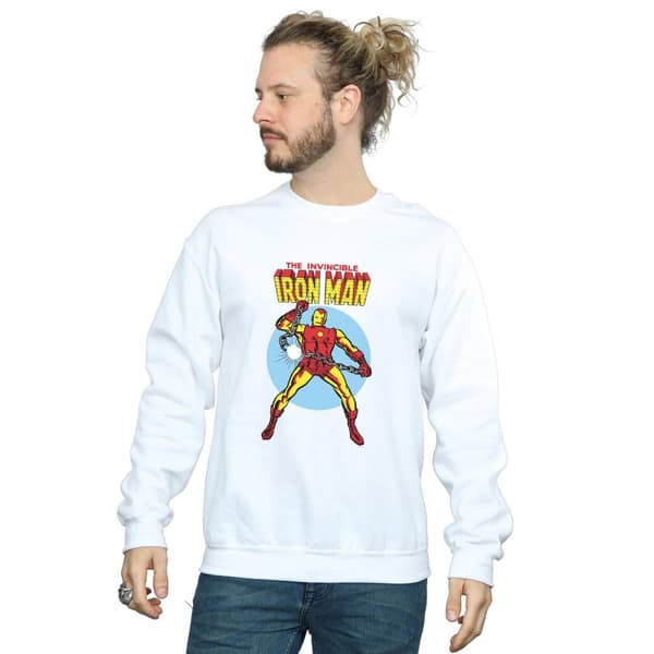 Marvel Mens The Invincible Iron Man Sweatshirt