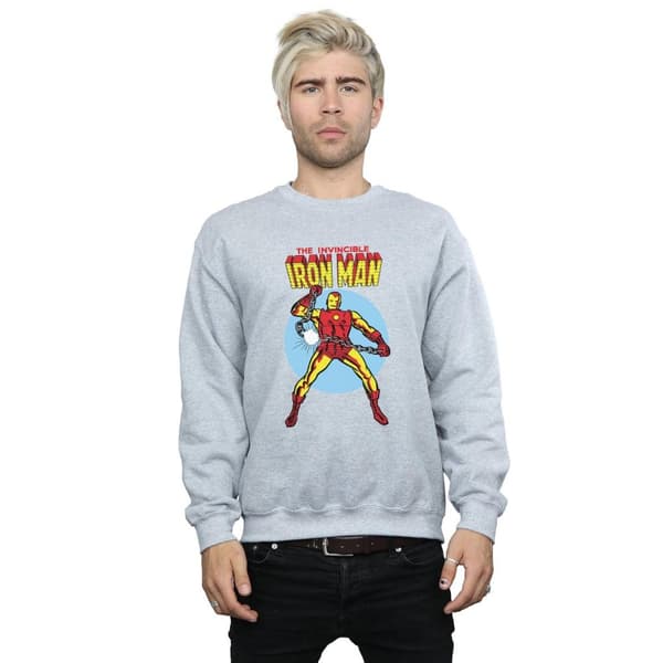 Marvel Mens The Invincible Iron Man Sweatshirt