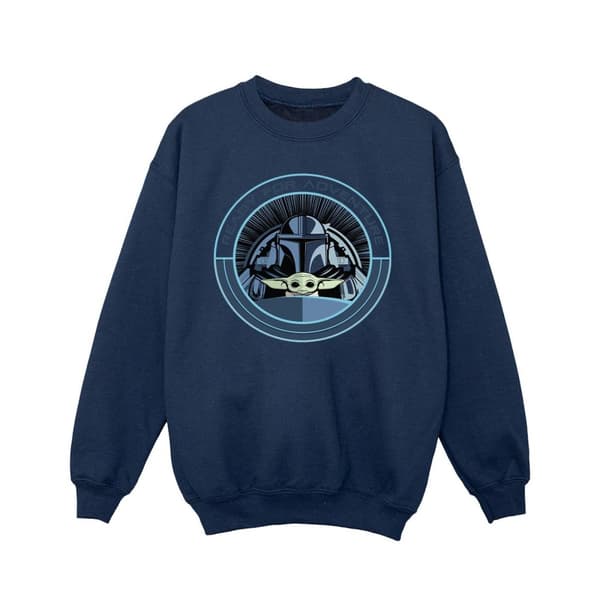 Star Wars Girls The Mandalorian Grogu Ready For Adventure Sweatshirt