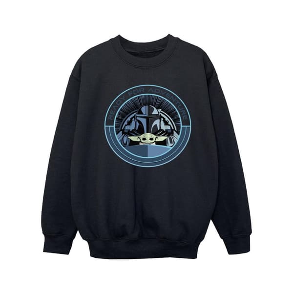 Star Wars Girls The Mandalorian Grogu Ready For Adventure Sweatshirt