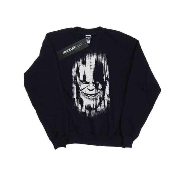 Marvel Avengers Infinity War Thanos Face-tröja för tjejer Navy Blue 5-6 Years