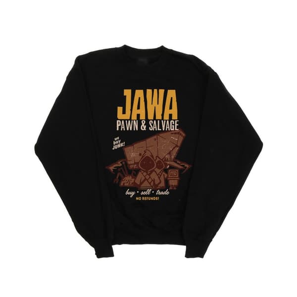 Star Wars Dam/Tjej Jawa Pawn And Salvage Sweatshirt Black L