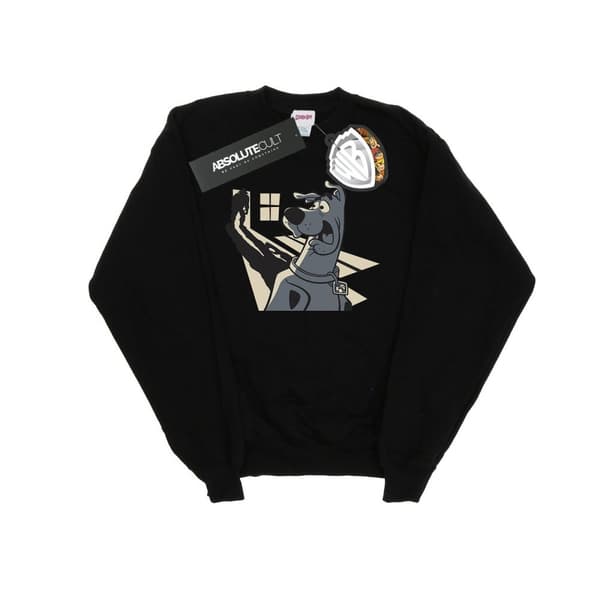 Scooby Doo Girls Shadow Ghost Sweatshirt Black 9-11 Years